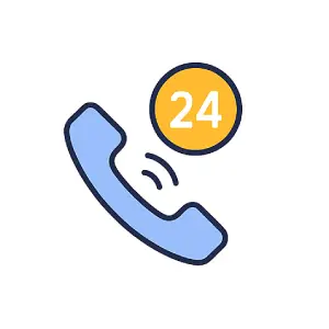 24/7 support icon